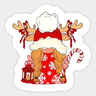 Christmas Gnome Sticker